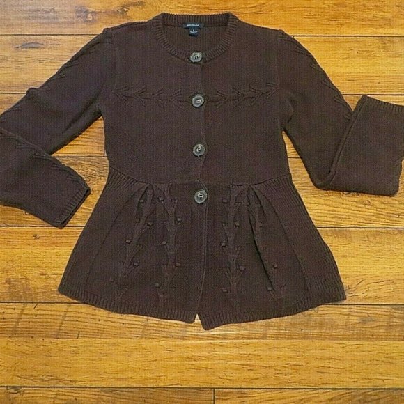 Final WESTBOUND PEPLUM SWEATER - Picture 1 of 5